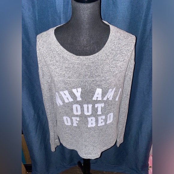 Victoria's Secret Victoria Secret Pink Why Am I Out of Bed T-Shirt Sleepwear - Picture 3 of 14